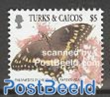 Turks And Caicos Islands 2002 Butterfly 1v $5, Mint NH, Nature - Butterflies - Andere & Zonder Classificatie