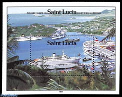 Saint Lucia 1991 Ships S/s, Mint NH, Transport - Ships And Boats - Schiffe