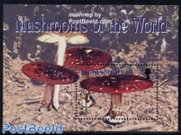 Montserrat 2003 Mushrooms S/s, Fly Agaric, Mint NH, Nature - Mushrooms - Hongos