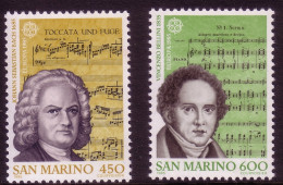 SAN MARINO MI-NR. 1313-1314 POSTFRISCH(MINT) EUROPA 1985 JAHR DER MUSIK JOHANN SEBASTIAN BACH - 1985