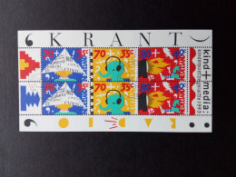 NIEDERLANDE BLOCK 39 GESTEMPELT(USED) DAS KIND UND DIE MEDIEN 1993 - Bloques