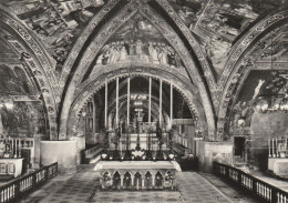 AD254 Assisi (Perugia) - Basilica Inferiore Di San Francesco - Crociera E Altare Maggiore / Viaggiata 1961 - Altri & Non Classificati