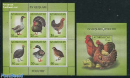 Azerbaijan 2012 Birds 2 S/s, Mint NH, Nature - Birds - Ducks - Poultry - Other & Unclassified