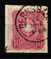 Deutsches Reich 33 A Gestempelt Baden Stempel, Geprüft Wiegand BPP #KW898 - Sonstige & Ohne Zuordnung