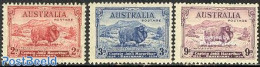 Australia 1934 John Macarthur 3v, Unused (hinged), Nature - Animals (others & Mixed) - Cattle - Wild Mammals - Nuovi