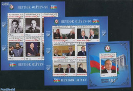 Azerbaijan 2013 Heydar Aliyev Meetings 3 S/s, Mint NH, History - Autres & Non Classés