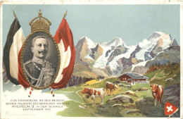 Erinnerung An Den Besuch Kaiser Wilhelm II In Der Schweiz 1912 - Altri & Non Classificati