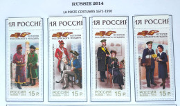 Russie 2014 YVERT N° 7527-7530 MNH ** - Unused Stamps