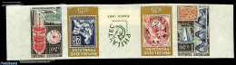 France 1964 Philatec 4v+tab [::T::] Imperforated, Mint NH, Stamps On Stamps - Unused Stamps