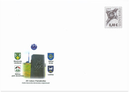 Envelope COB 108 Slovakia 20 Years Of The Memorial Of The Czech-Moravian-Slovak Mutuality 2010 - Buste