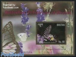 Bhutan 2014 Butterflies S/s, Mint NH, Nature - Butterflies - Bhutan