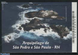 Brazil 2014 St Peter & Paul Archipelagio S/s, Mint NH, History - Science - Various - Geology - Meteorology - Lighthous.. - Unused Stamps