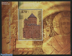 Armenia 2014 Holy Transfiguration Cathedral, Moscow S/s, Mint NH, Religion - Churches, Temples, Mosques, Synagogues - Kerken En Kathedralen