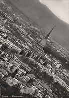 AD256 Torino - Panorama Della Città Con La Mole Antonelliana E Le Alpi / Viaggiata - Panoramische Zichten, Meerdere Zichten