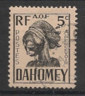 DAHOMEY - 1941 - Taxe TT N°YT. 19 - Femme Indigène 5c Noir - Oblitéré / Used - Oblitérés