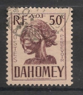 DAHOMEY - 1941 - Taxe TT N°YT. 24 - Femme Indigène 50c Violet-brun - Oblitéré / Used - Gebruikt