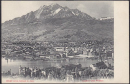 AK Luzern Mit See Und Pilatus Gesamtansicht    (12450 - Luzern