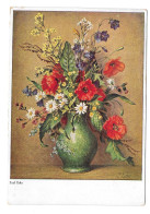 Paul Ecke Painting Signed Still Life Flowers Emil Kohn Munich 1943 Postcard - Pittura & Quadri