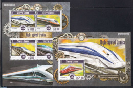 Sierra Leone 2015 Railways 2 S/s, Mint NH, Transport - Railways - Treni