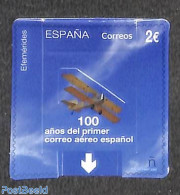Spain 2020 100 Years Airmail Stamps 1v, Mint NH, Transport - Aircraft & Aviation - Neufs