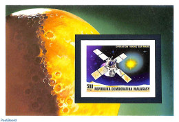 Madagascar 1976 Viking S/s, Imperforated, Mint NH, Transport - Space Exploration - Andere & Zonder Classificatie