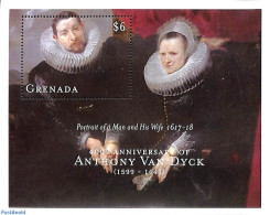 Grenada 2000 Anthony Van Dyck S/s, Portrait Of Man And Woman, Mint NH, Art - Paintings - Otros & Sin Clasificación