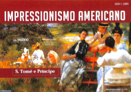 Sao Tome/Principe 2015 American Impressionists S/s, Mint NH, Art - Modern Art (1850-present) - Paintings - Sao Tome Et Principe