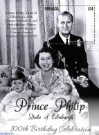 Grenada 2021 Prince Philip S/s, Mint NH, History - Kings & Queens (Royalty) - Familles Royales
