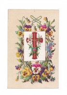 Croix Et Fleurs, Pensées, éditeur Non Mentionné - Devotion Images