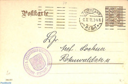 Germany, Wurtemberg 1911 Postcard 3pf, Used Postal Stationary - Otros & Sin Clasificación