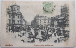 London. Charring Cross And Strand - CPA Animée - Other & Unclassified
