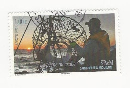 SPM-2010 -La Pêche Aux Crabes - N° 973 Oblitéré - Gebraucht