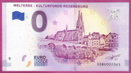 0-Euro XEBU 2018-1 WELTERBE - KULTURFONDS REGENSBURG - Essais Privés / Non-officiels