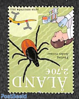 Aland 2022 Tick Research 1v, Mint NH, Health - Nature - Health - Insects - Ålandinseln