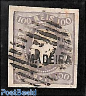 Madeira 1868 100R, Used, Used Stamps - Madeira