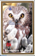 Niger 1998 Owls S/s, Imperforated, Mint NH, Nature - Various - Birds - Birds Of Prey - Owls - Rotary - Rotary, Club Leones