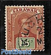 Malaysia 1918 Sarawak, 16c, Without WM, Stamp Out Of Set, Used Stamps - Andere & Zonder Classificatie