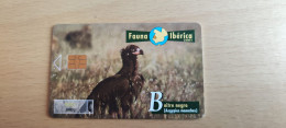 FAUNA IBERICA BUITRE NEGRO  1000 PTA TELEFONICA - Adler & Greifvögel