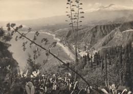 AD260 Taormina (Messina) - Panorama Con L'Etna E Giardini Naxos / Non Viaggiata - Autres & Non Classés