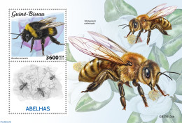 Guinea Bissau 2023 Bees, Mint NH, Nature - Bees - Guinea-Bissau