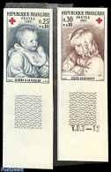 France 1965 Red Cross 2v, Imperforated, Mint NH, Health - Red Cross - Unused Stamps