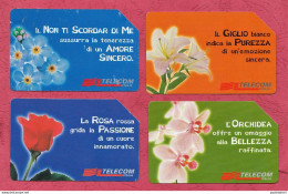 Italy- Telecom- Messaggi Floreali- Phone Card Used By 5000 & 10000 Lire- Ed. Cellograf, Publicenter, Mantegazza.. - Públicas Figuración Ordinaria