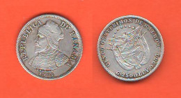 Panama 5 Centesimos 1904 Silver Coin South America - Panama