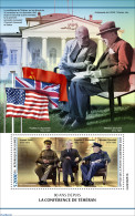 Guinea, Republic 2023 80 Years Since The Teheran Conference, Mint NH, History - American Presidents - Churchill - Poli.. - Sir Winston Churchill