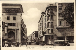 CPA Casablanca, Marokko, Avenue Du General D'Amada - Autres & Non Classés