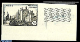 France 1957 Uzès 1v, Imperforated, Mint NH, Art - Castles & Fortifications - Ongebruikt