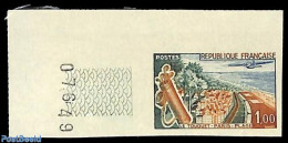 France 1962 Le Touquet, Paris Plage 1v, Imperforated, Mint NH, Sport - Transport - Golf - Aircraft & Aviation - Ongebruikt