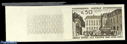 France 1963 First International Post Conference 1v, Imperforated, Mint NH, Post - U.P.U. - Neufs