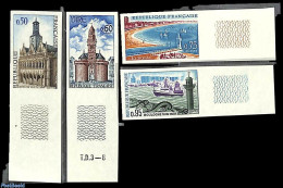 France 1967 Views 4v, Imperforated, Mint NH, Transport - Ships And Boats - Ongebruikt
