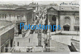 228424 ARGENTINA TUCUMAN BANK BANCO DE LA NACION Y ESPAÑOL CALLE LAS HERAS POSTAL POSTCARD - Argentina